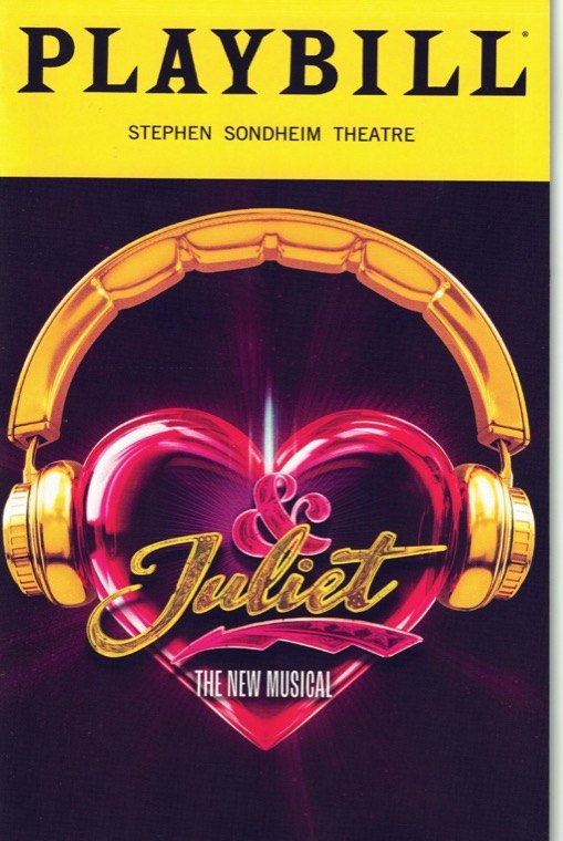 My Playbill for & Juliet
