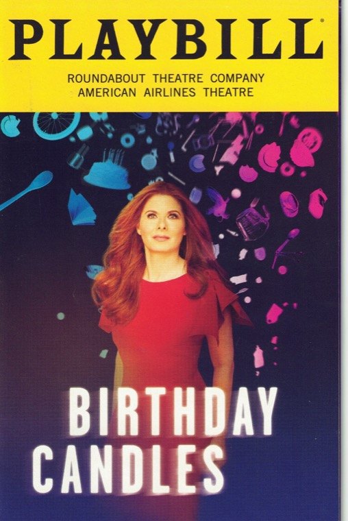 My Playbill for Birthday Candles