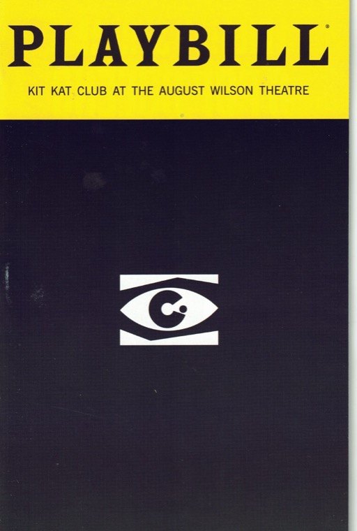 My Playbill for Cabaret at the Kit Kat Club
