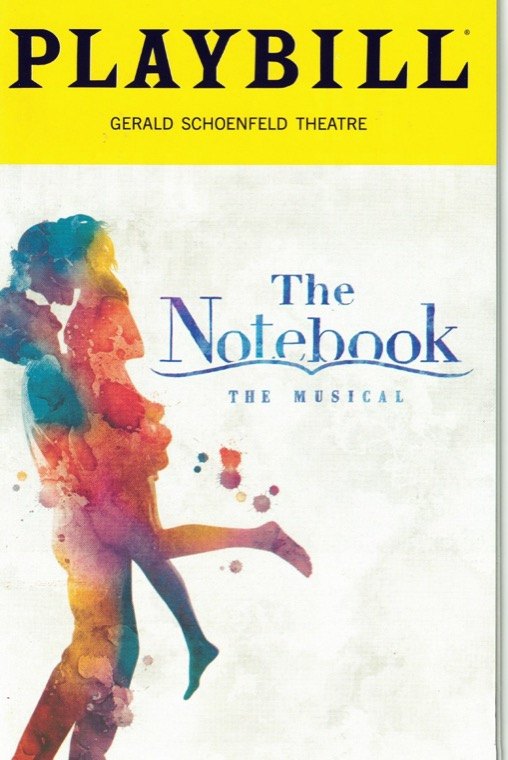 My Playbill for The Notebook