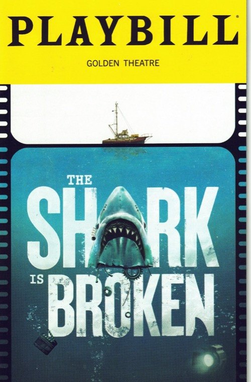 My Playbill for The Shark Is Broken