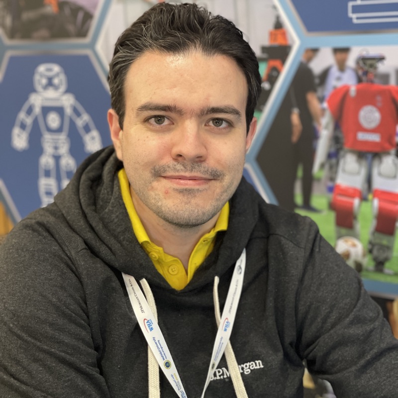 Roberto Bonilla at the RoboCup World Championship