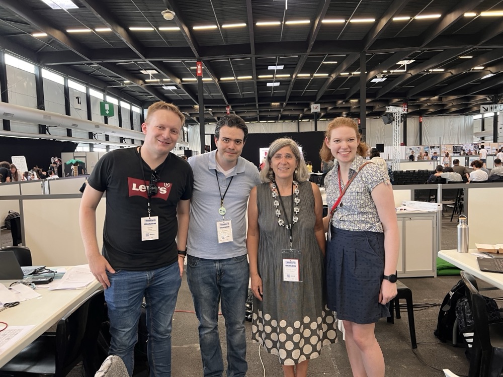 Roberto Bonilla helping organize RoboCup 2023, Bordeaux